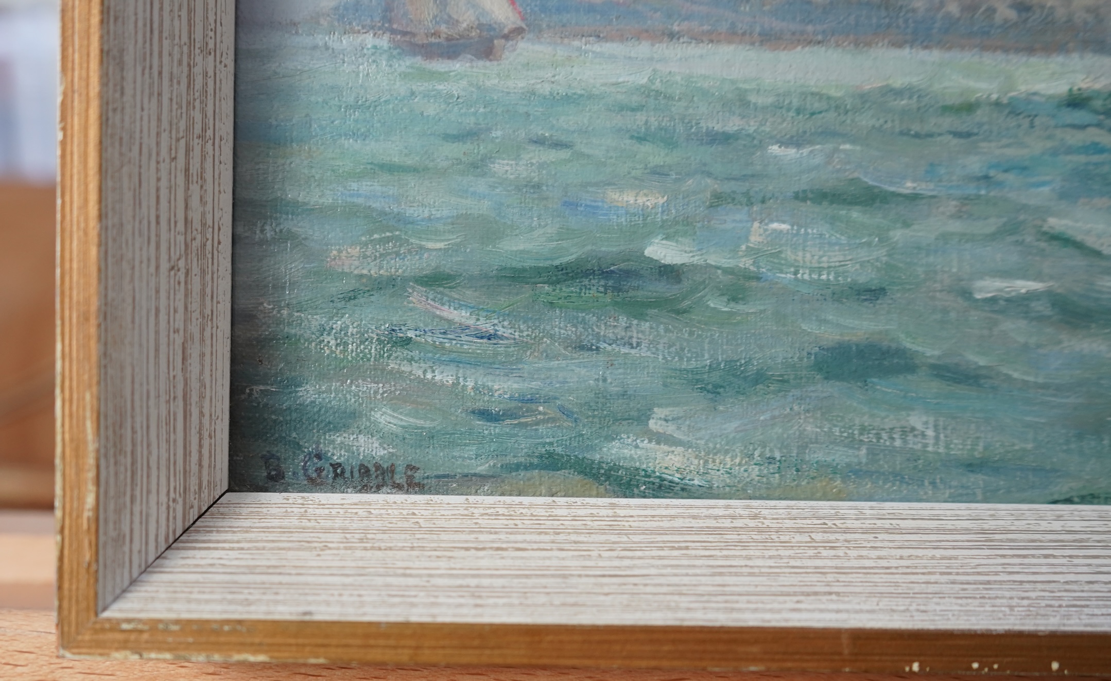 Bernard Finegan Gribble, 1872-1962, Three Masted Clippers in full sail